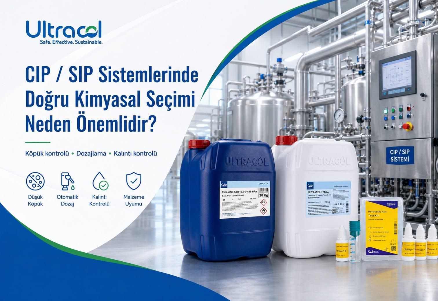 CIP/SIP Sistemlerinde Doğru Kimyasal Seçimi Neden Önemlidir?