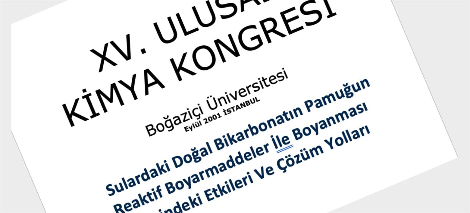 The Effects of Natural Bicarbonate in Waters on the Dyeing of Cotton with Reactive Dyes and Solutions
