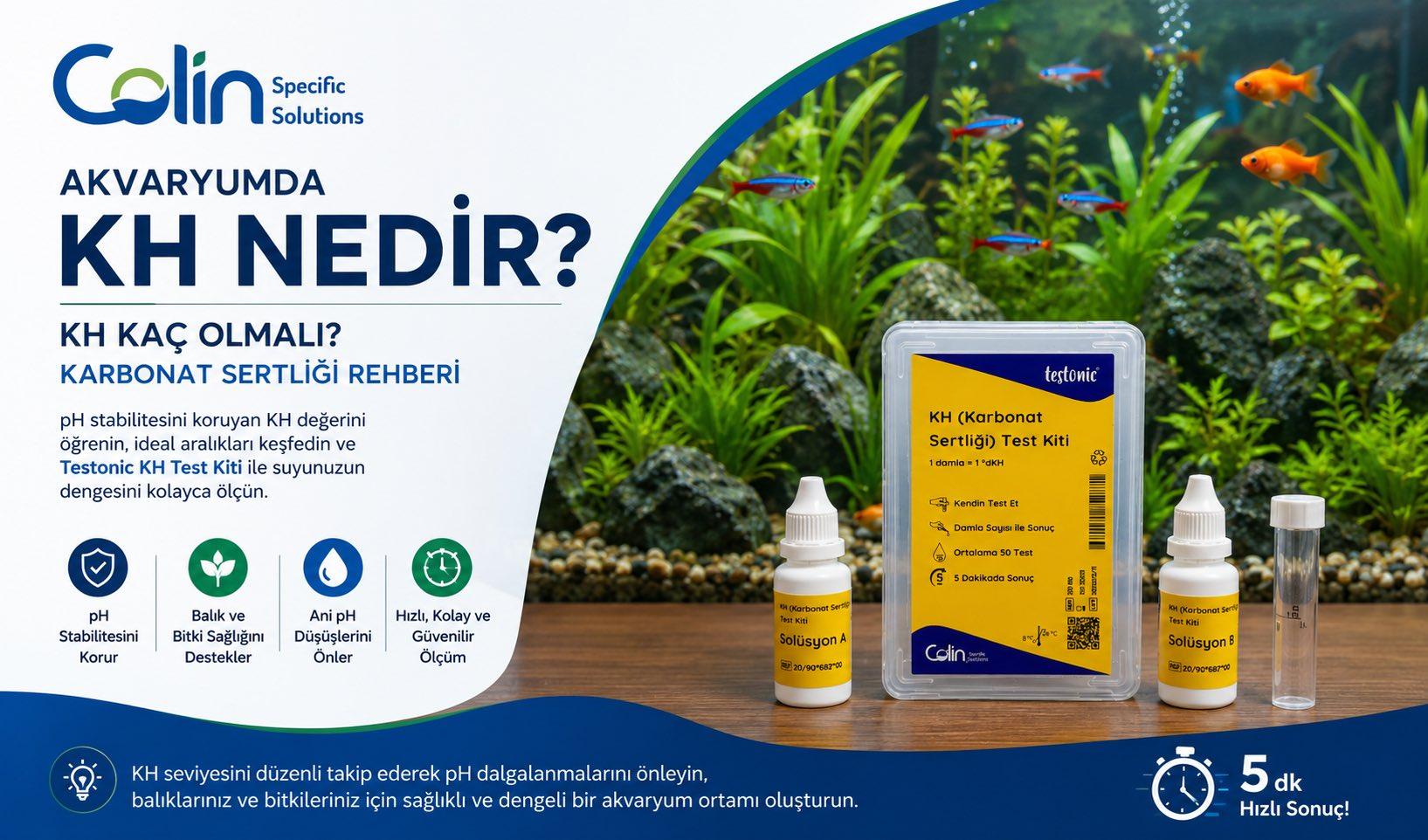 KH Nedir? Akvaryumda KH Kaç Olmalı? Testonic KH Test Kiti ile Kolay Ölçüm