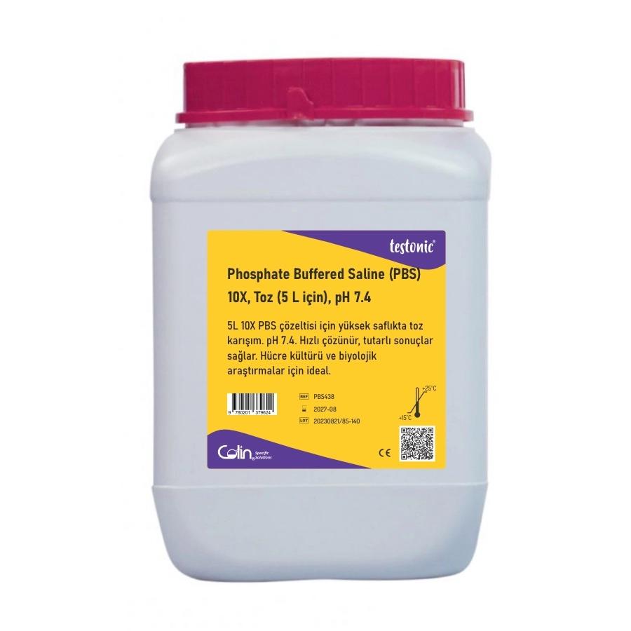 Phosphate Buffered Saline (PBS), 10X, Powder, pH 7.4
