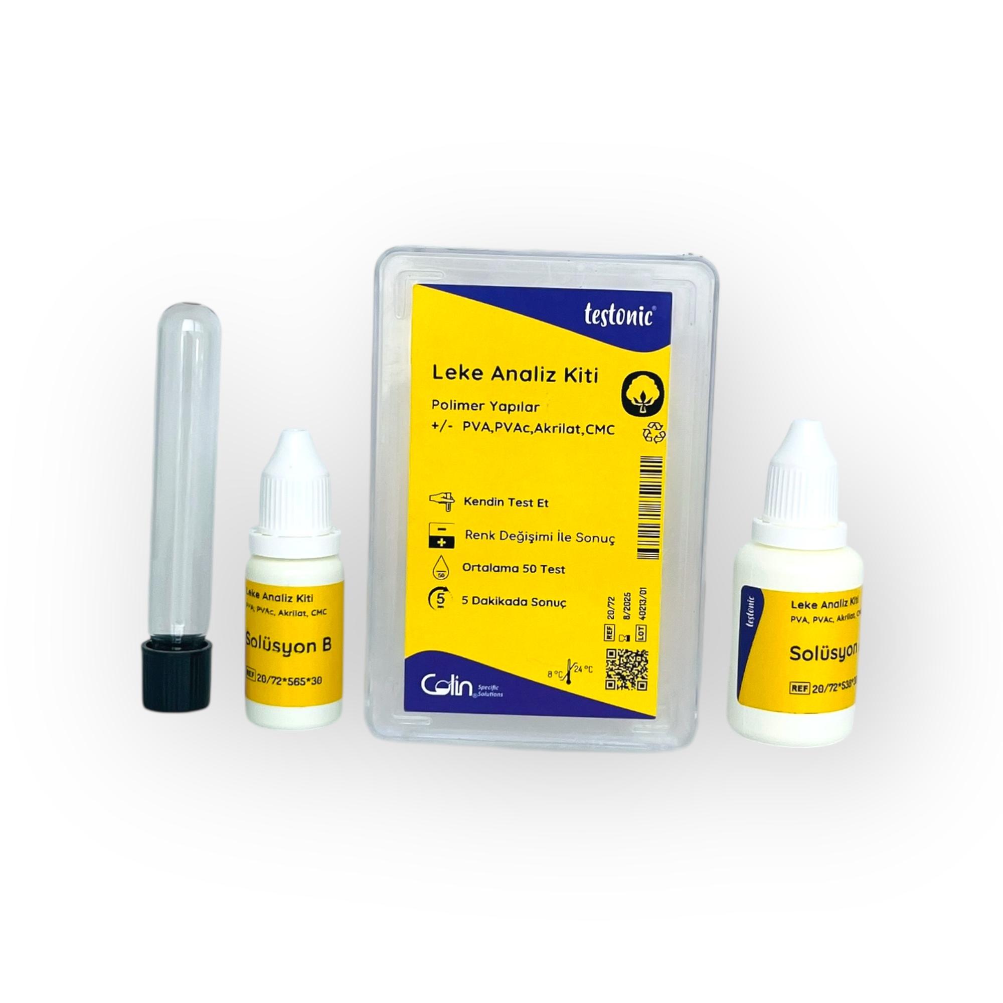 Stain Analysis Kit – Polymeric Structures (PVA, PVAc, Acrylates, CMC)