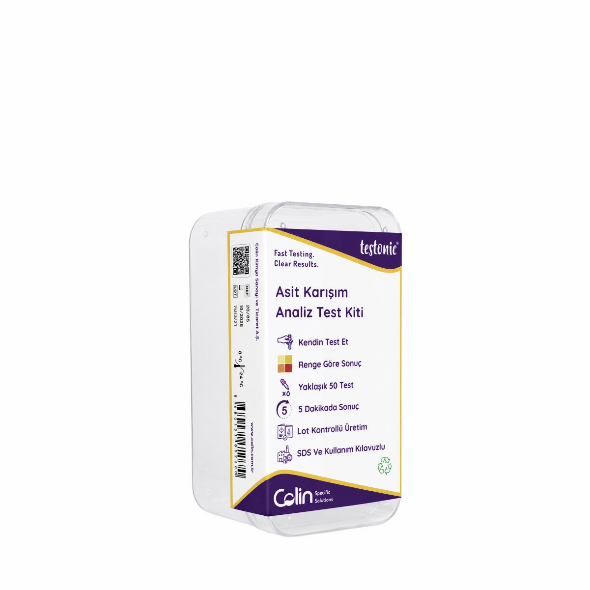 AcidCheck Pro - Asit Karışım Analiz Test Kiti