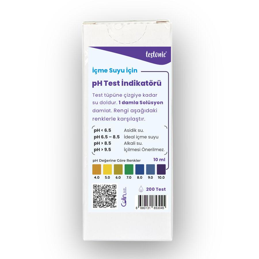 pH Test Indicator in Drinking Water